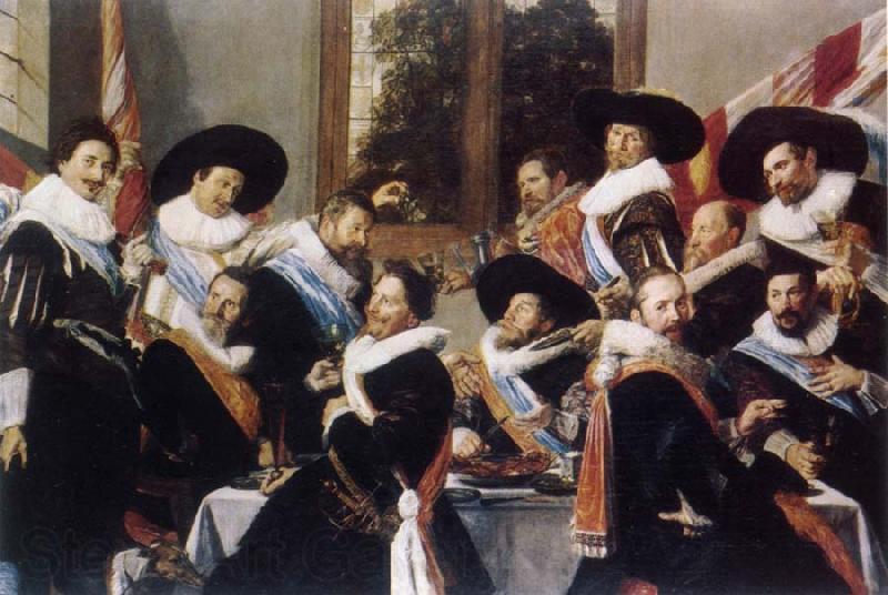 Frans Hals Festmabl of the officers of the St. Jorisdoelen in Haarlem